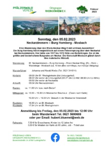 Wanderung über Burg Hornberg nach Mosbach
