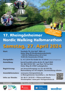 17. Rheingönheimer Nordic-Walking Halbmarathon @ Turnhalle TG Frei Heil